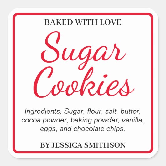 Aangepaste gepersonaliseerde zelfgemaakte label HM (Voorkant)