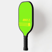 Aangepaste gepersonaliseerde Zure Kleuren Modern N Pickleball Paddle (Links)