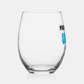 Aangepaste gepromoveerd tot oom zwangerschap aanko wijnglas zonder voet (Rechts)