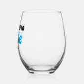 Aangepaste gepromoveerd tot oom zwangerschap aanko wijnglas zonder voet (Links)