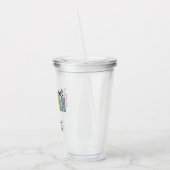 Aangepaste geregistreerde diëtititititiaanse multi acryl drinkbeker (Links)