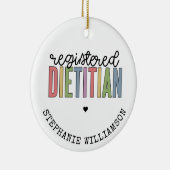 Aangepaste geregistreerde diëtititititiaanse multi keramisch ornament (Rechts)