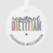 Aangepaste geregistreerde diëtititititiaanse multi ornament (voorkant)