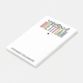 Aangepaste geregistreerde diëtititititiaanse multi post-it® notes (Schuin)