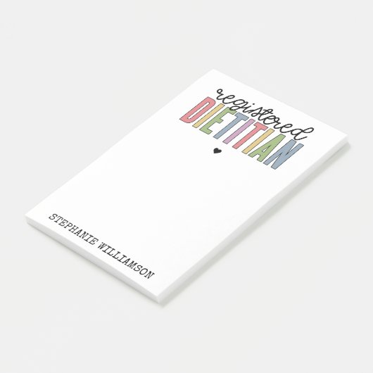 Aangepaste geregistreerde diëtititititiaanse multi post-it® notes (Schuin)