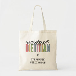Aangepaste geregistreerde diëtititititiaanse multi tote bag