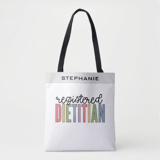 Aangepaste geregistreerde diëtititititiaanse multi tote bag (Voorkant)