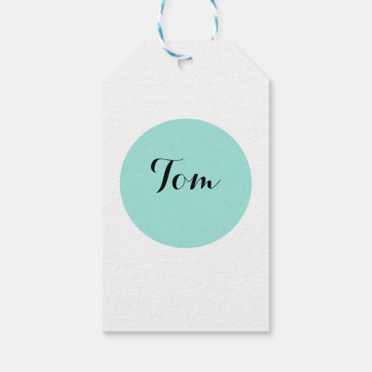 Aangepaste geschenk Labels Paarse strepen Cadeaulabel (Achterkant)