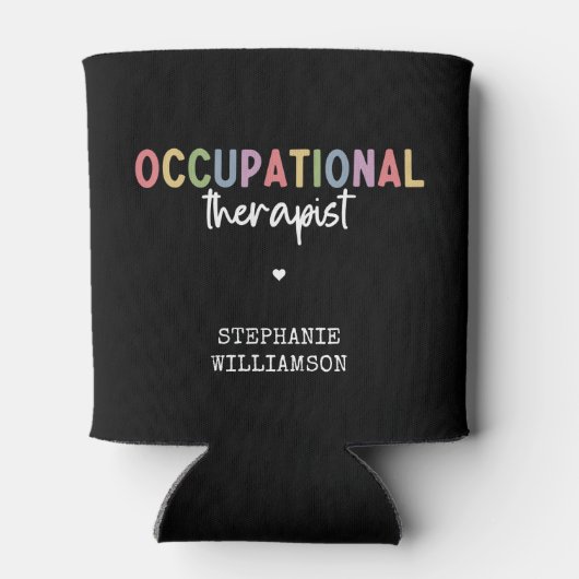 Aangepaste geschenken voor ergotherapeuten OT Blikjeskoeler (Achterkant)