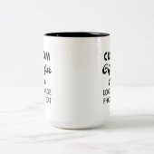 Aangepaste geschenken voor Hem Black Two-Tone Mok  (Center)