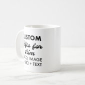 Aangepaste geschenken voor Hem Classic Witte Mok 1 (Voorkant links)