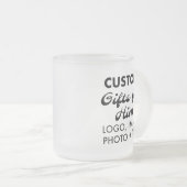 Aangepaste geschenken voor Hem Frosted Glass Mok 1 (Voorkant rechts)