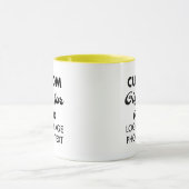 Aangepaste geschenken voor Hem Geel Combo Mok 11oz (Midden)