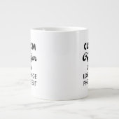 Aangepaste geschenken voor Hem Giant Jumbo Mok 20o (Voorkant)