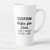 Aangepaste geschenken voor Hem Grote Latte Mok 17o (Rechts)
