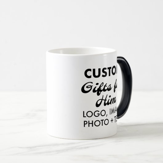 Aangepaste geschenken voor Hem Magic Morphing Mok  (Voorkant rechts)
