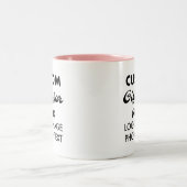Aangepaste geschenken voor Hem Roze Twee-Tone Mok (Center)