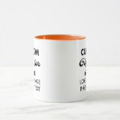 Aangepaste geschenken voor Hem Sinaasappel Combo M Mok (Midden)