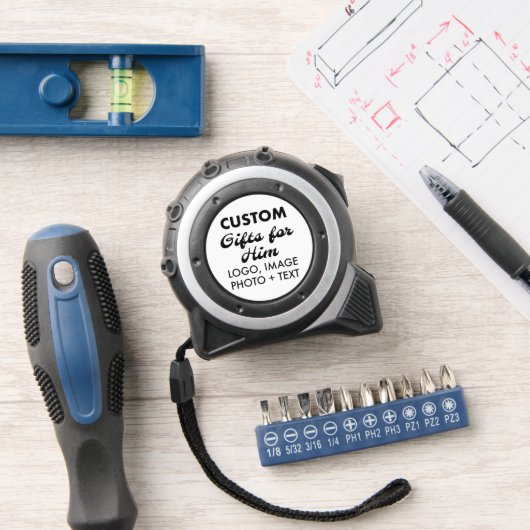 Aangepaste geschenken voor Hem Zilver Zwart 16 'Ta Rolmaat (Workshop)