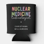 Aangepaste geschenken voor kernrentechnoloog CNMT Blikjeskoeler (Achterkant)