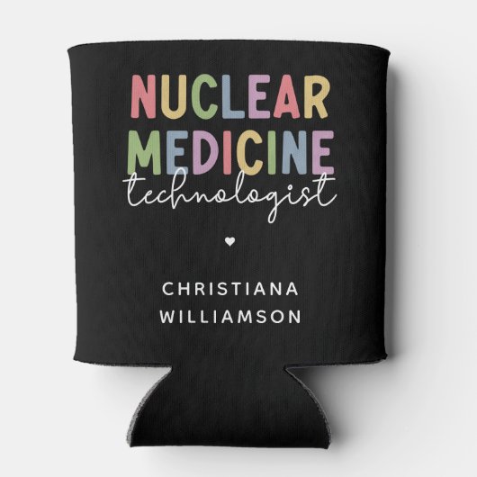 Aangepaste geschenken voor kernrentechnoloog CNMT Blikjeskoeler (Achterkant)