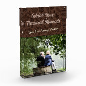 Aangepaste geschenken voor oudere ouders Koppels B Fotoblokken (Links)