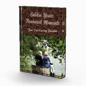 Aangepaste geschenken voor oudere ouders Koppels B Fotoblokken (Rechts)