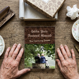 Aangepaste geschenken voor oudere ouders Koppels B Fotoblokken