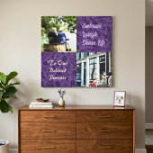 Aangepaste geschenken voor Oudere Ouders Koppels V Canvas Afdruk