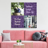 Aangepaste geschenken voor Oudere Ouders Koppels V Canvas Afdruk (Insitu (Woonkamer))