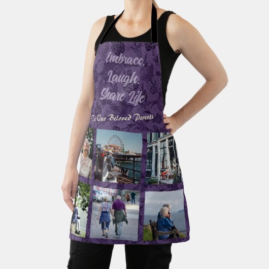 Aangepaste geschenken voor Oudere Ouders Koppels V Schort (Insitu)