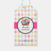 Aangepaste geschenkmand Business Cadeaulabel (Voorkant)