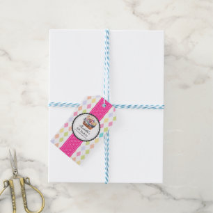 Aangepaste geschenkmand Business Cadeaulabel