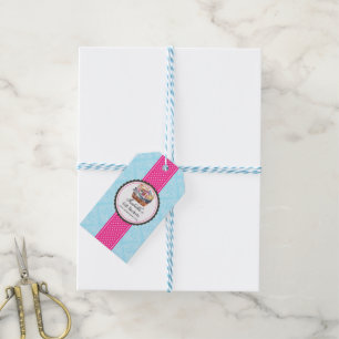 Aangepaste geschenkmand Business Cadeaulabel