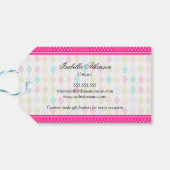 Aangepaste geschenkmand Business Cadeaulabel (Achterkant Horizontaal)