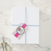 Aangepaste geschenkmand Business Cadeaulabel (Met Touw)