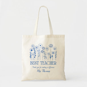 Aangepaste geschenktas leraar waardering tas docen