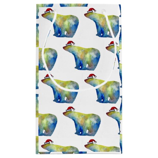 Aangepaste geschenkzak - Klein, Glanzend - Beer Sa Klein Cadeauzakje (Achterkant)