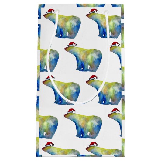 Aangepaste geschenkzak - Klein, Glanzend - Beer Sa Klein Cadeauzakje (Voorkant)