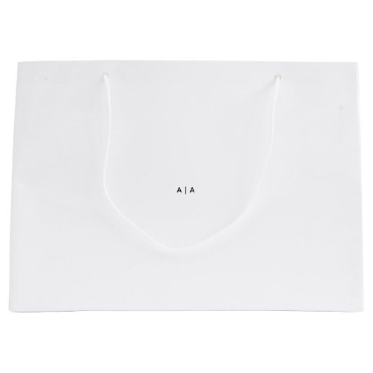 Aangepaste geschenkzak - Klein, glanzend Groot Cadeauzakje (Voorkant)