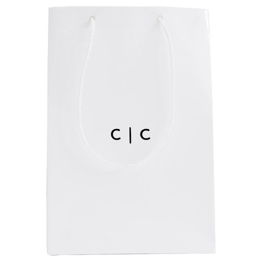 Aangepaste geschenkzak - Klein, glanzend Medium Cadeauzakje (Voorkant)