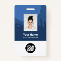 Aangepaste geschilderde werknemersfoto, QR-code, L