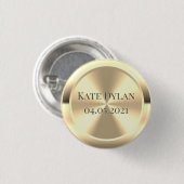 Aangepaste gesimuleerde gegraveerde messengerButto Ronde Button 3,2 Cm (Voorkant /achterkant)