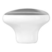 Aangepaste gesimuleerde zilver keramische knop (Zijkant)