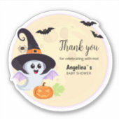 Aangepaste gesneden Vinyl Baby shower Sticker (Voorkant)