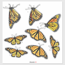 Aangepaste gesneden vinyl Stickers - Monarch Butte