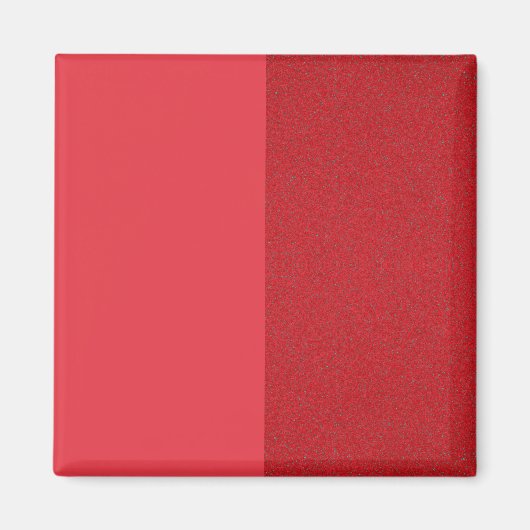 Aangepaste Gespleten Rood Magneet – Mat en Grein D (Voorkant)