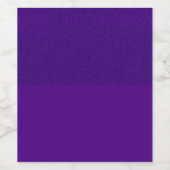 Aangepaste Gesplitste Glitter-Top Mat-Bodem Labels Wijn Etiket (Enkel label)