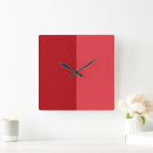 Aangepaste Gesplitste Tomaat Rood Wandklok (Huis)