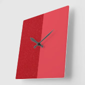 Aangepaste Gesplitste Tomaat Rood Wandklok (Hoek)